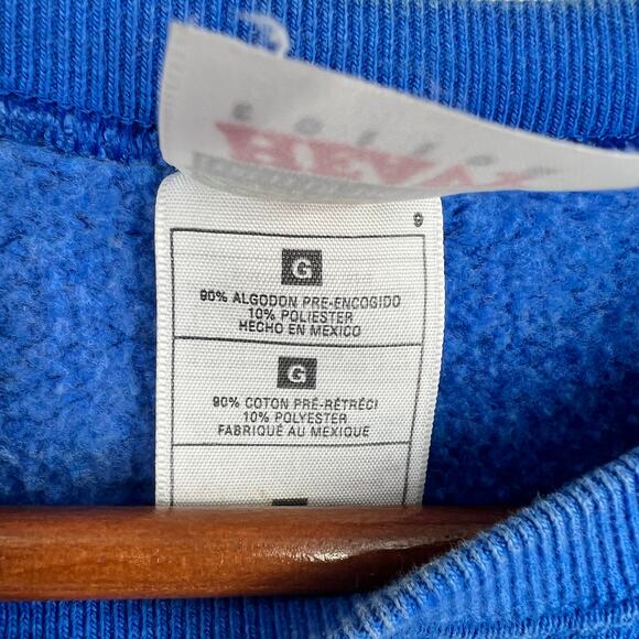Pillsbury Doughboy Vintage Racing blue Crewneck Sweatshirt Unisex size large - Picture 6 of 6
